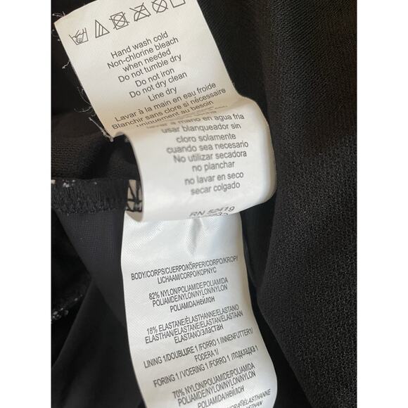 Lauren Ralph Lauren Swim One Piece Swimsuit Polka Dot Swimwear - Picture 10 of 10